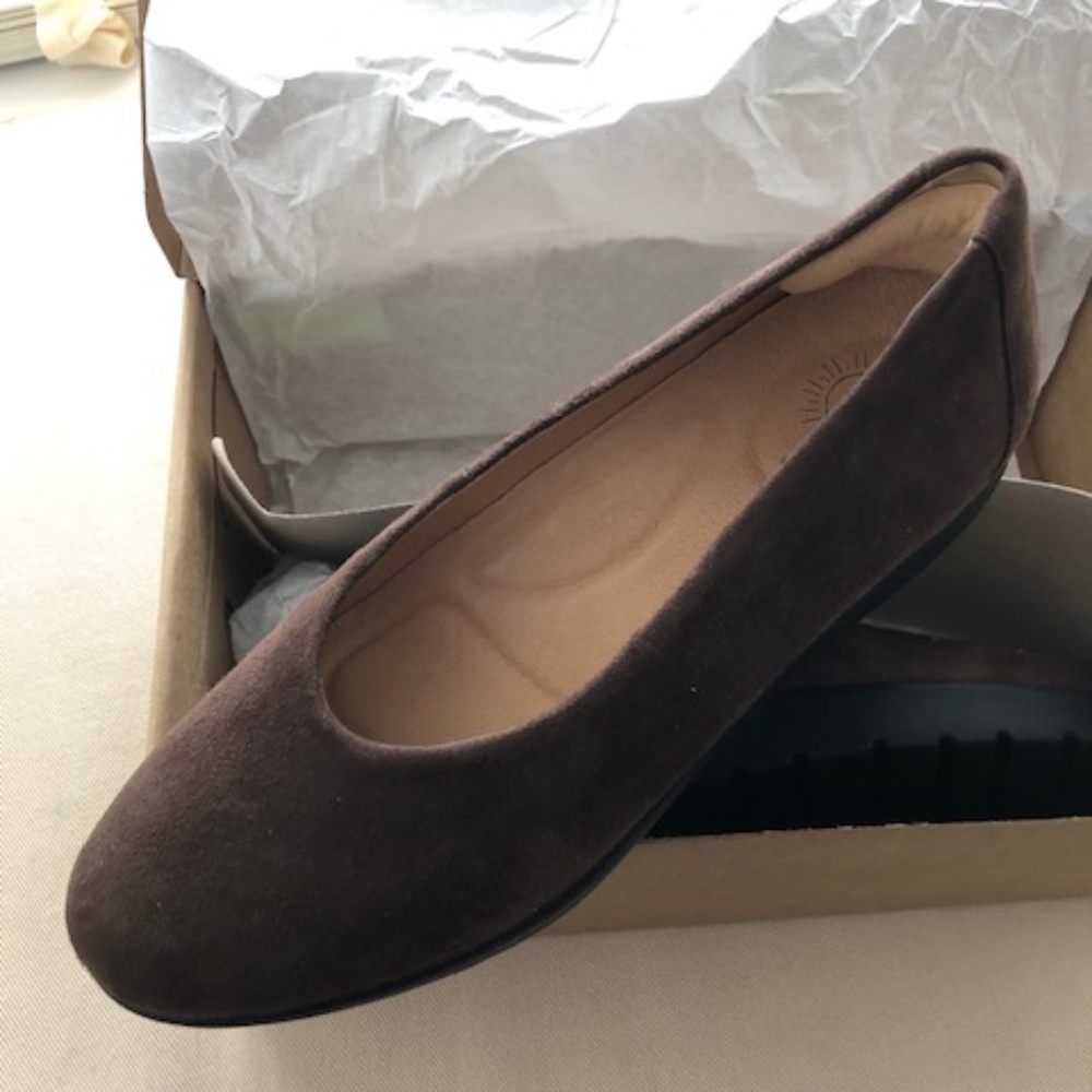 Brioso Chocolate Brown Suede Wedge Shoes